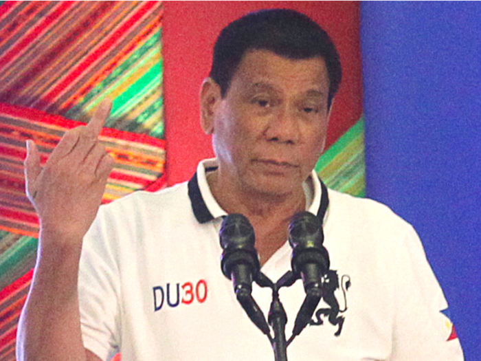 As President, Duterte has made statements that have shocked the world. In September, he flipped a middle finger to the EU when rejecting their concerns about his drug crackdown. He also called US President Barack Obama a "son of a b----."