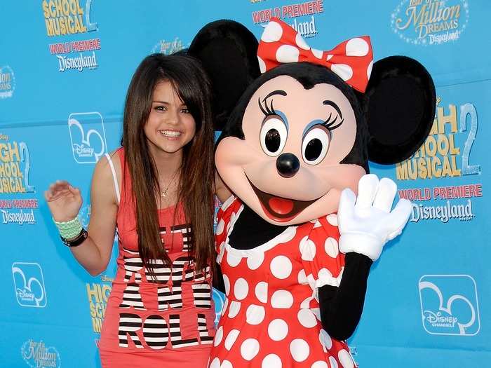 The Disney Channel star kept true to the company