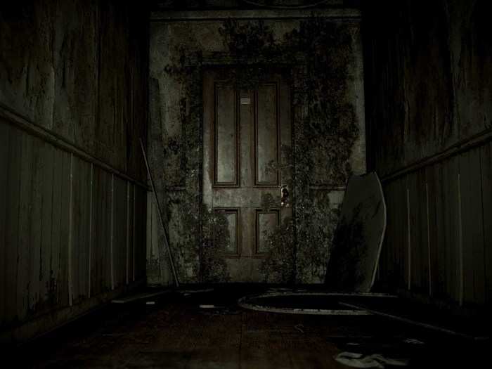 Much of the game is still shrouded in mystery. What lies beyond this super creepy door, for instance?