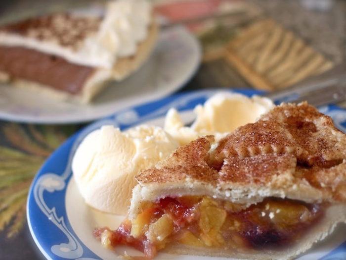 24. Peach blueberry pie, Fredericksburg Pie Company, Fredericksburg, Texas