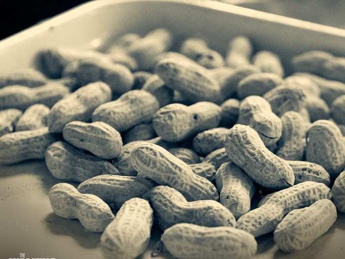 11. More nuts — peanuts to be specific.