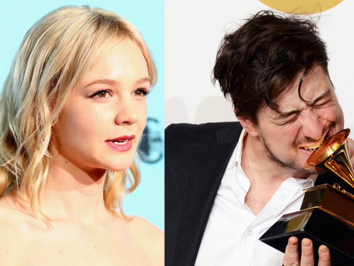 Marcus Mumford of Mumford and Sons married "Great Gatsby" star Carey Mulligan in 2012.