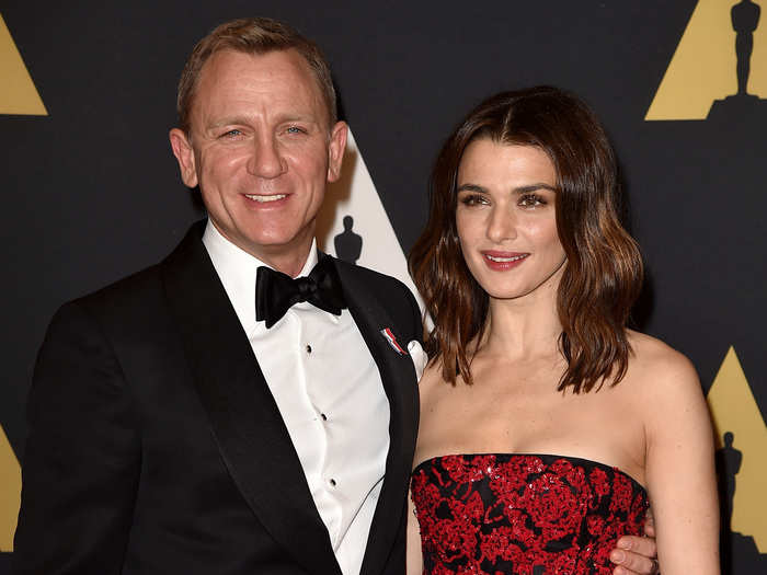 Bond number 7, Daniel Craig, put a ring on it back in 2011 when he married Rachel Weisz from "The Mummy" in a private ceremony involving just her son and his daughter.