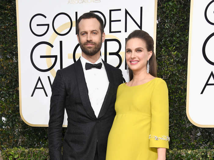 Natalie Portman was obviously inspired by her role in "Jackie" for this maternity look.