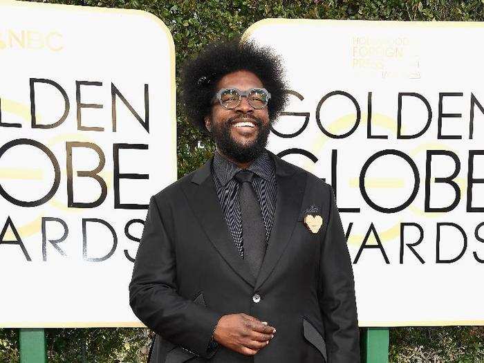 Ahmir "Questlove" Thompson looked dapper as ever, even in sneakers.