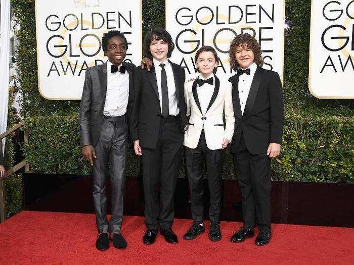 The "Stranger Things" cast could not have been cuter at the show.