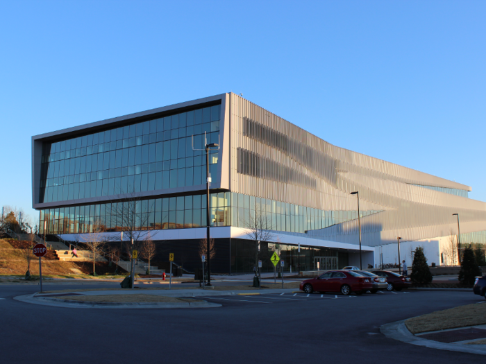 North Carolina: In 2013, the James B. Hunt library, which is located in Raleigh, received the AIA/ALA Library Building Award for its wide-open reading spaces and silvery exterior.