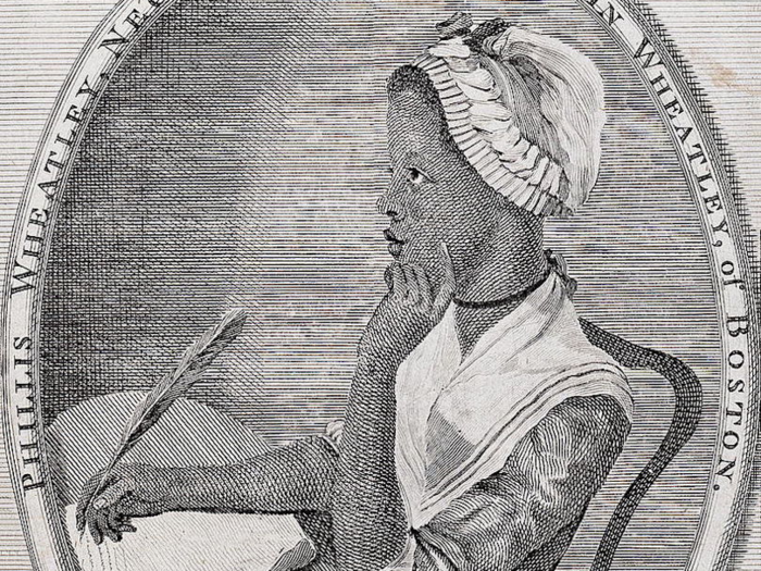 Phillis Wheatley published her first book of poems at age 20