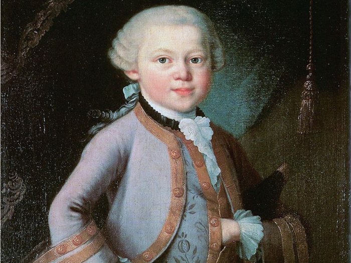 Wolfgang Amadeus Mozart wrote his first symphony at 8