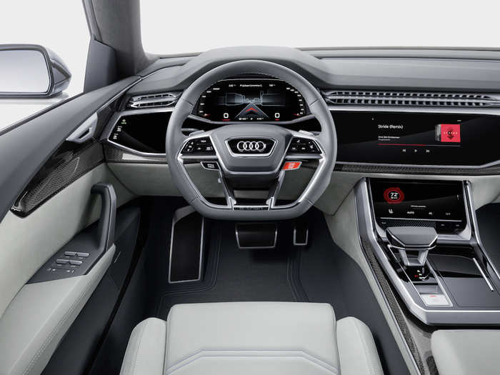 Inside, the car is covered with touchscreen displays. It comes with a 12.3-inch display that shows 3D maps.