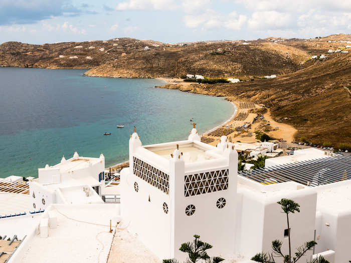 Elia Beach, Mykonos, Greece