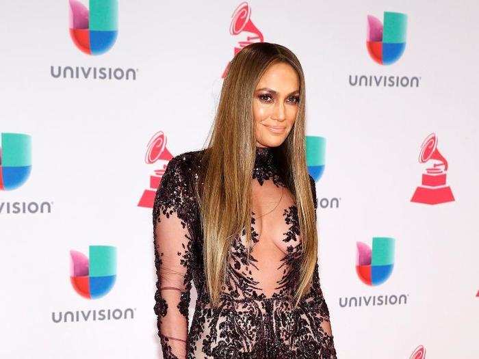 She ended 2016 with a killer bodysuit complete with flared bottoms and intricate detailing at the Latin Grammy Awards.