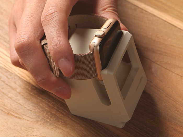 Elago also claims the soft silicone rubber makes it easy to insert and remove your Apple Watch.