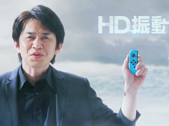 The "Joy-Con" controllers are also motion controllers. Oh, and they have a thing called "HD Rumble" built in, which is a hilarious way of saying "They vibrate."