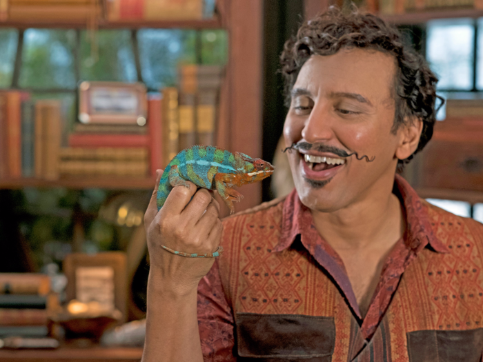 Former "Daily Show" comedian Aasif Mandvi plays Doctor Montgomery Montgomery, AKA Uncle Monty, the herpetologist who takes care of the orphans in "The Reptile Room."