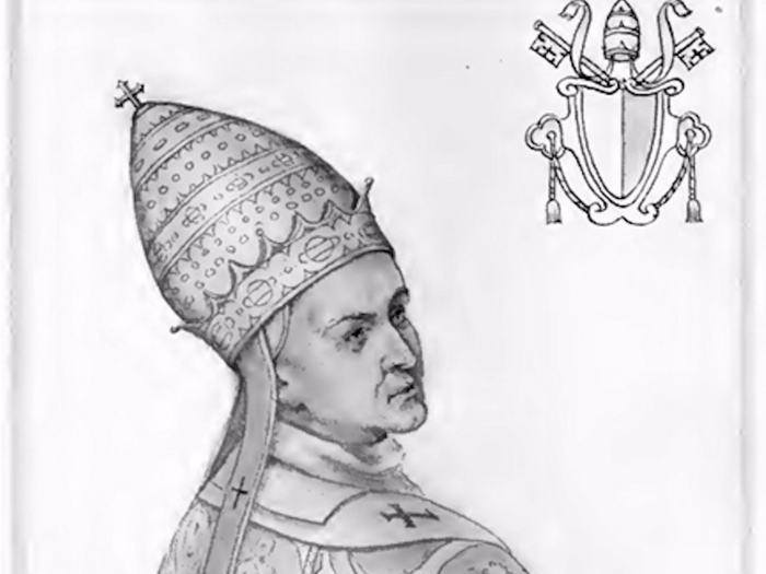 Benedict IX was a three-time pope described as "a demon from hell."