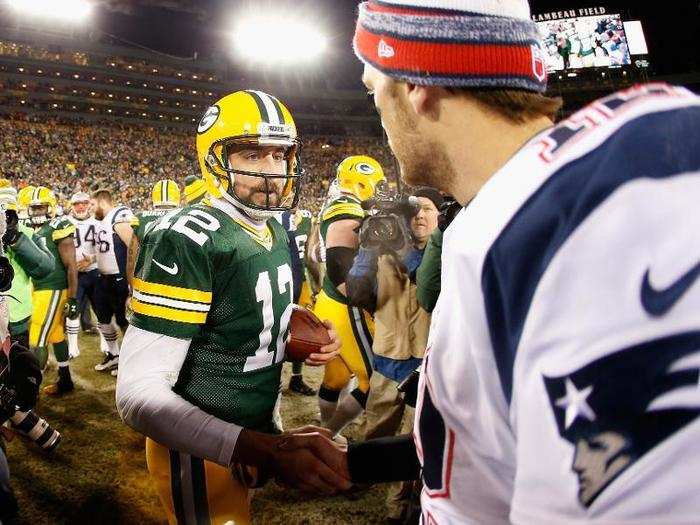 And like Tom Brady — another quarterback fighting for a Super Bowl — Rodgers says he plans to play well into his 40s.