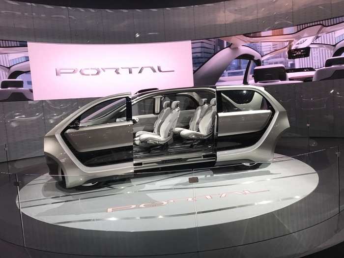 Fiat Chrysler Automobiles brought its Portal minivan concept. FCA is genuinely getting excited again about minivans, a type of vehicle that the company invented decades ago.