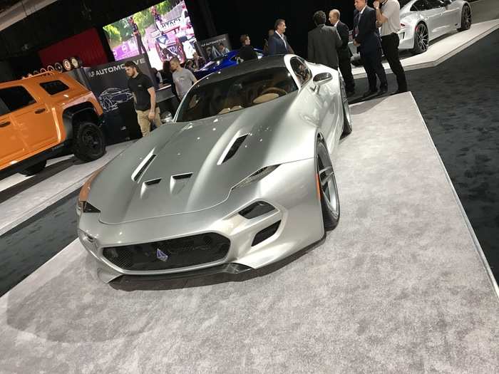 The VLF Force 1 V10 supercar returned from 2016. This is the designer Henrik Fisker