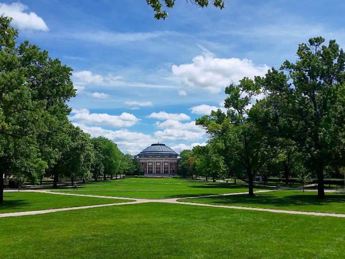 2. Champaign-Urbana, Illinois — home of University of Illinois at Urbana-Champaign