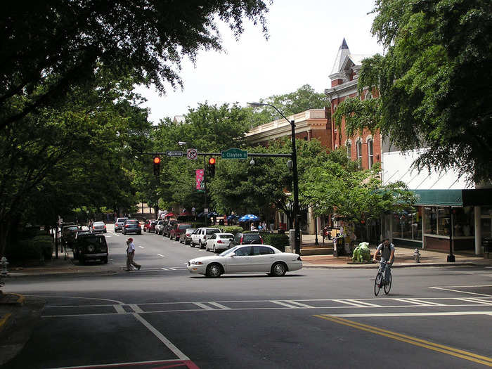 14. Athens, Georgia — home of The University of Georgia