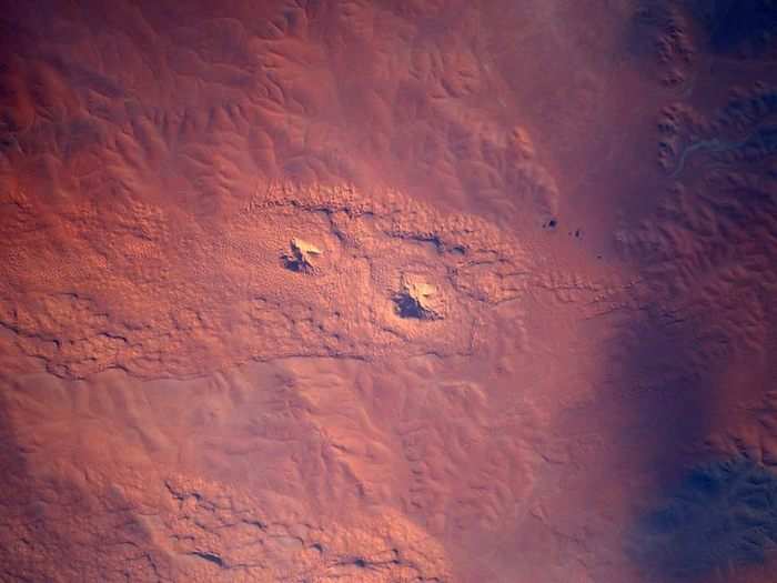 Dunes in the sunset of Saudi Arabia