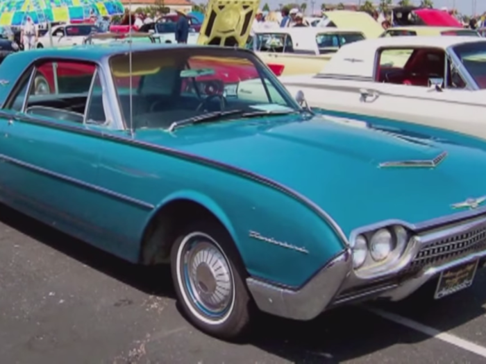 He made the trip from Chicago to California in a flashy turquoise Thunderbird that he thought would make an impression in his new life.