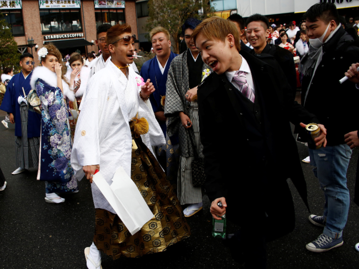 Traditional ceremony dictates that male adolescents have their hair cut to identify their gender and they can choose an adult name. Now, the occasion is marked rather differently.