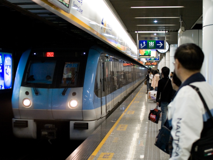 $1.7 BILLION: The Nanjing Metro was completed in 2005 and is used by roughly 2 million people a day — that