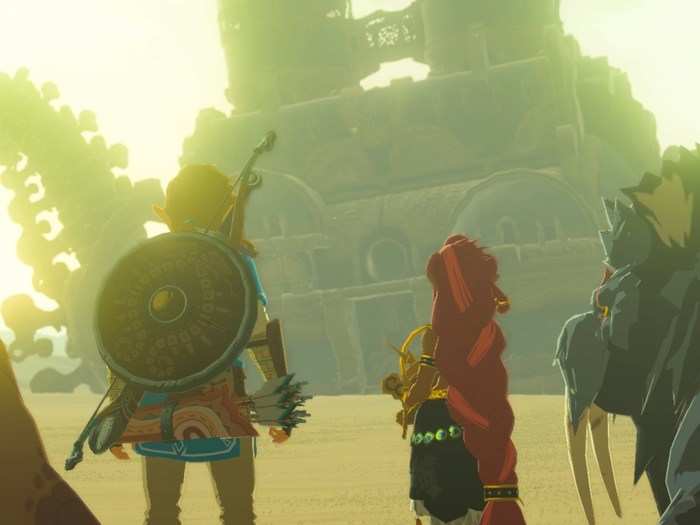 And who are these folks, who appear to be allied with Link? They seem friendly!