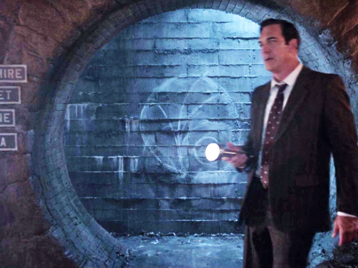 While Snicket narrates from the underground tunnel settings, we see the names of other V.F.D. members and tons of other clues referencing later events in the series.