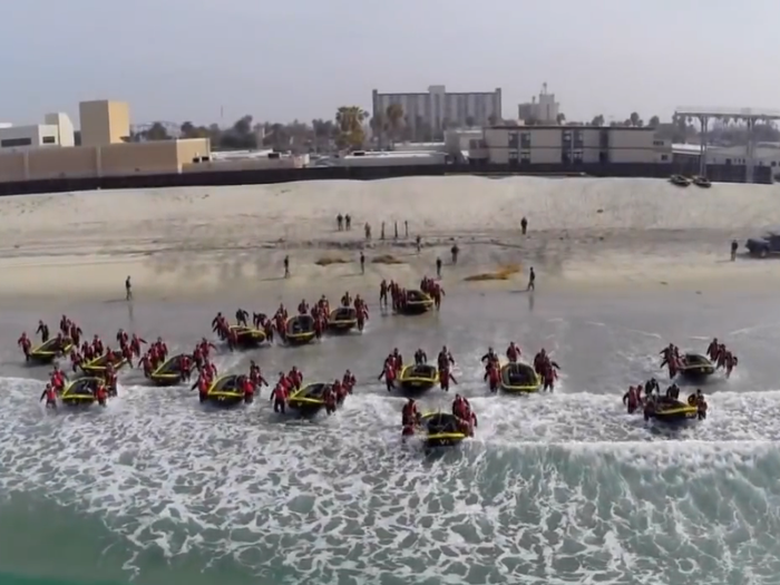 Kauffman created the training program known as hell week in Fort Pierce, Florida. ""Every time you see guys lifting up a log, that started right here at Fort Pierce," as did "boat teams going out through the water," says Rick Kaiser, a retired SEAL Master Chief.