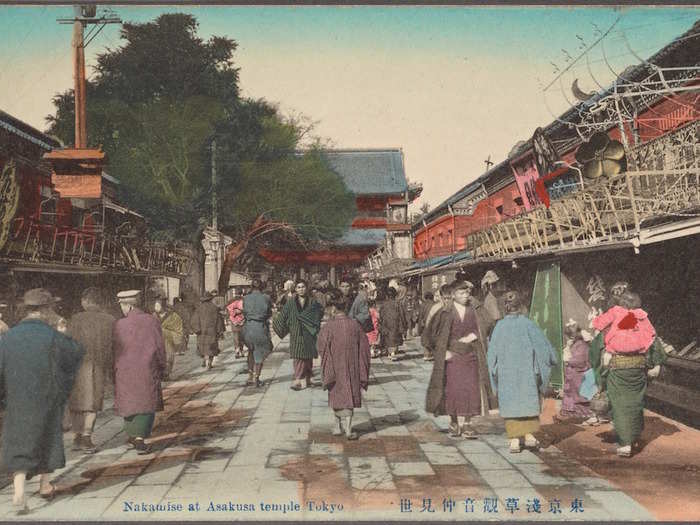 ... and the Asakusa temple, also in 1930.