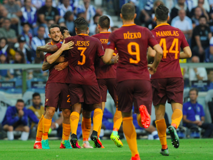 15. AS Roma — £163.2 million. The Italian capital