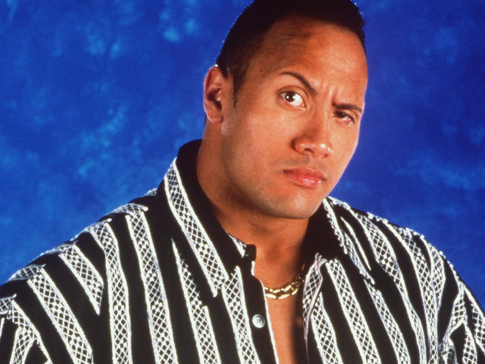 Dwayne "The Rock" Johnson (pictured here ate age 16) was "really nice" when he transferred to a new high school.