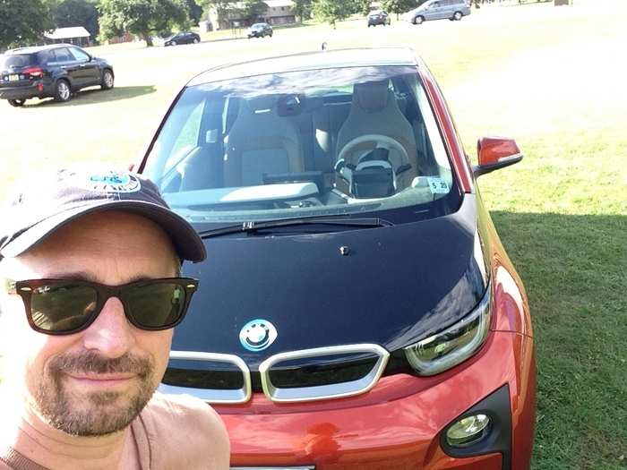In 2015, the BMW i3 got us to our destination, but it did so at a lower sticker price, about $50,000 less than the Model S P90D, and with less cargo space. We only had one camper