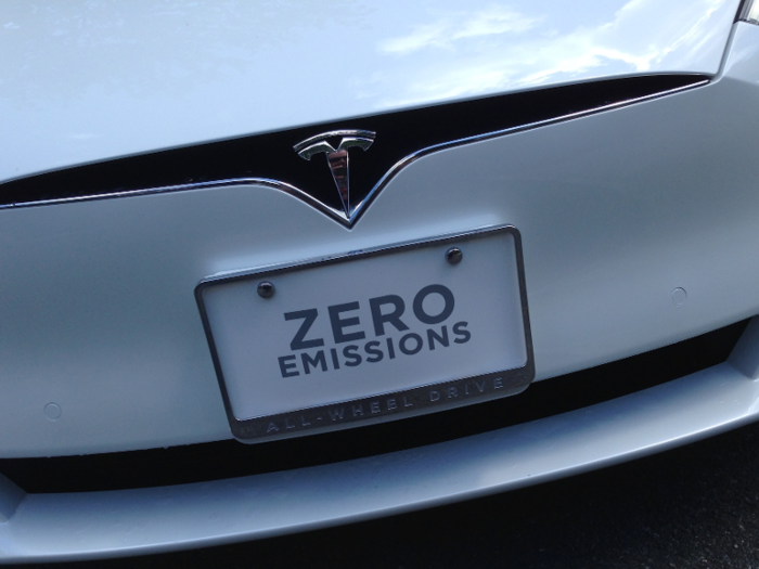 Just in case you needed a reminder: all-electric equals no tailpipe emissions.