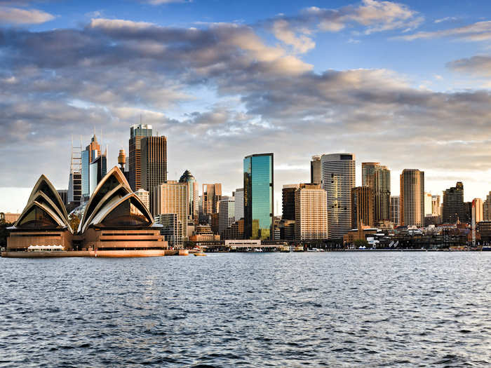 2. Sydney, Australia: Sydney is the second most unaffordable place to live in the world, with a median multiple of 12.2.