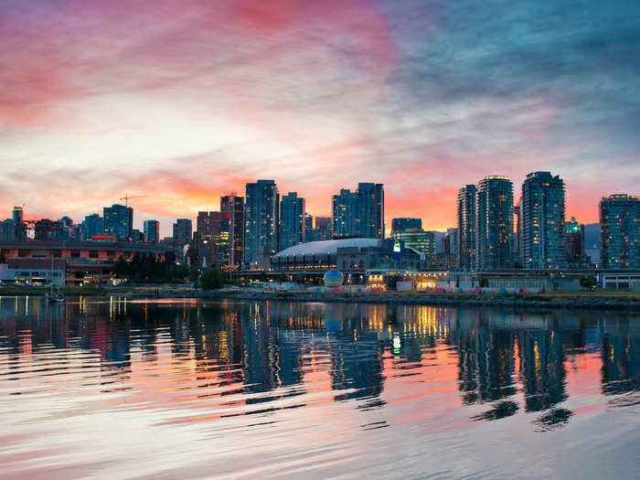 3. Vancouver, BC, Canada: House prices in Vancouver rose the equivalent of a full year’s household income in only a year, making it the third least affordable place in the world with a median multiple of 11.8.