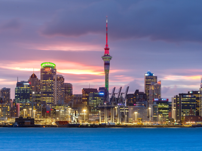 4. Auckland, New Zealand: Hitting a median multiple of 10, Auckland is the fourth most expensive city to live in around the world this year.