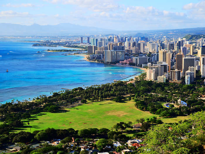 7. Honolulu, US: The Hawaiian capital was reclassified as a "major market" this year with a median multiple of 9.4 after proving to be "severely unaffordable" in all 13 previous editions of the survey.