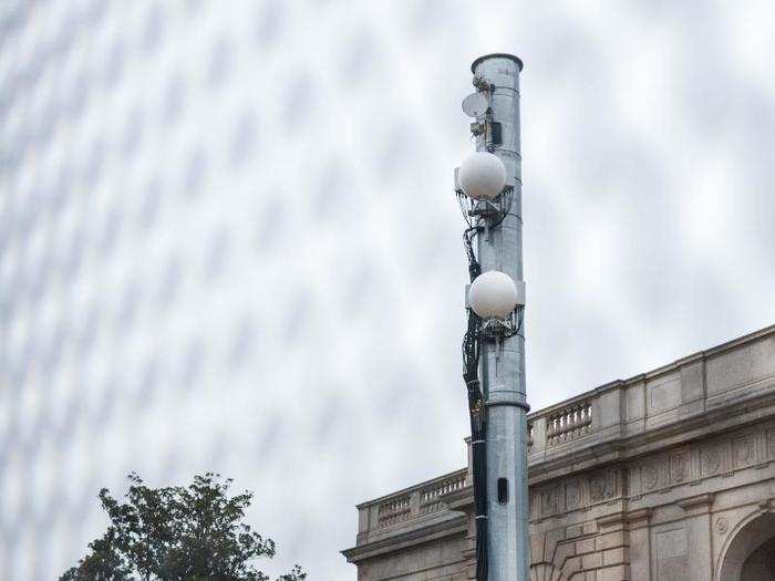 Another hint: Mobile phone data, texting, and call service was essentially dead all morning and afternoon under the crushing demand, despite the presence of portable cell towers at the National Mall. Even standing right next to one didn