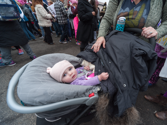 Most young kids I saw seemed to enjoy all the new sights and sounds.