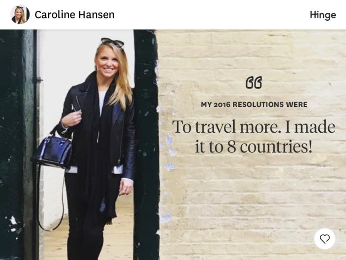 No. 14: Caroline Hansen