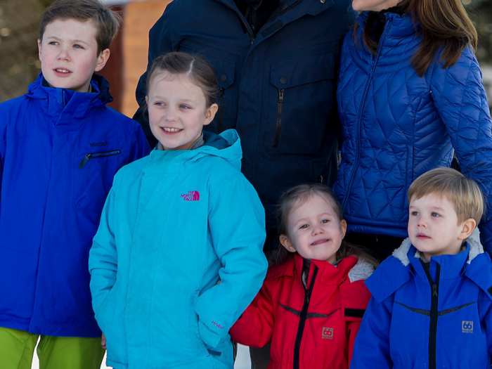 Prince Christian of 11, is second in line to become the king of Denmark.