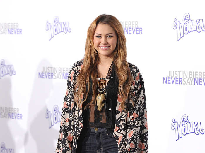 She kicked off 2011 by transforming into a true bohemian. She rocked flared jeans and a floral kimono for the premiere of "Justin Bieber: Never Say Never."