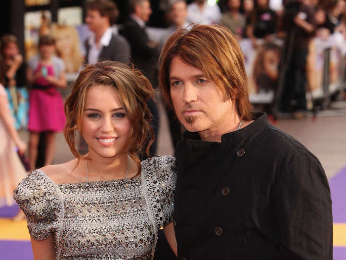 She went short in Herve Leger for the London premiere of "Hannah Montana: The Movie" in April 2009.