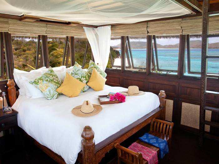 Each room has 360-degree views...