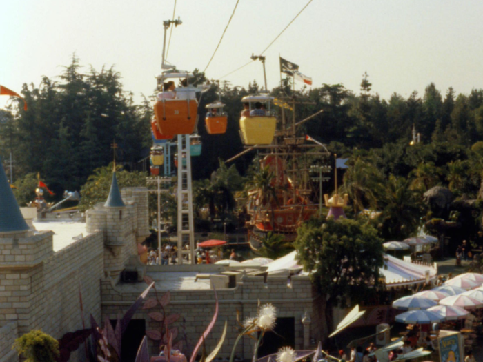 Similar to the PeopleMover, the Skyway was a memorable Disneyland ride that closed in the 