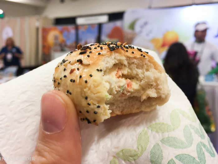 When I took my first bite, it was instantly recognizable as New Yorker-made: hard on the outside, soft and doughy on the inside. Oleksak credited the city